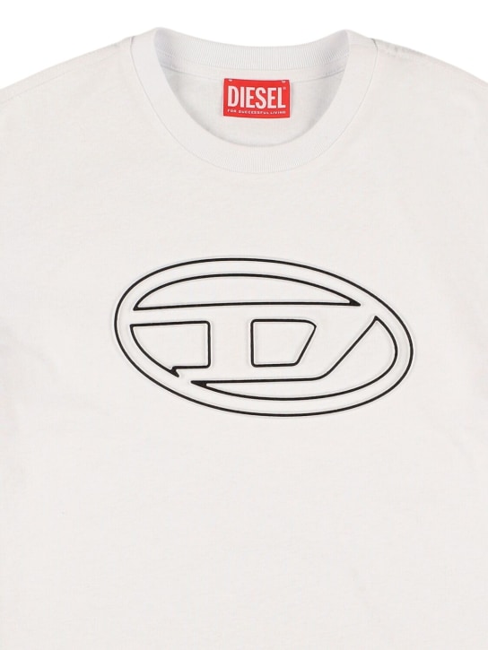 Diesel Kids: コットンジャージーTシャツ - kids-boys_1 | Luisa Via Roma
