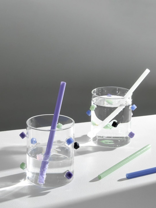 FAZEEK: Set of 2 Cube glasses - Transparent - ecraft_2 | Luisa Via Roma