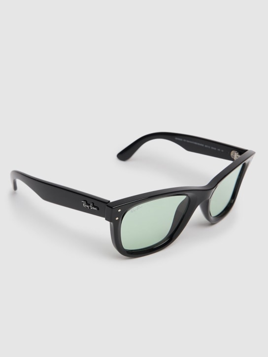 Ray-Ban: Lunettes de soleil en acétate Wayfarer Reverse - Noir/Vert - women_1 | Luisa Via Roma