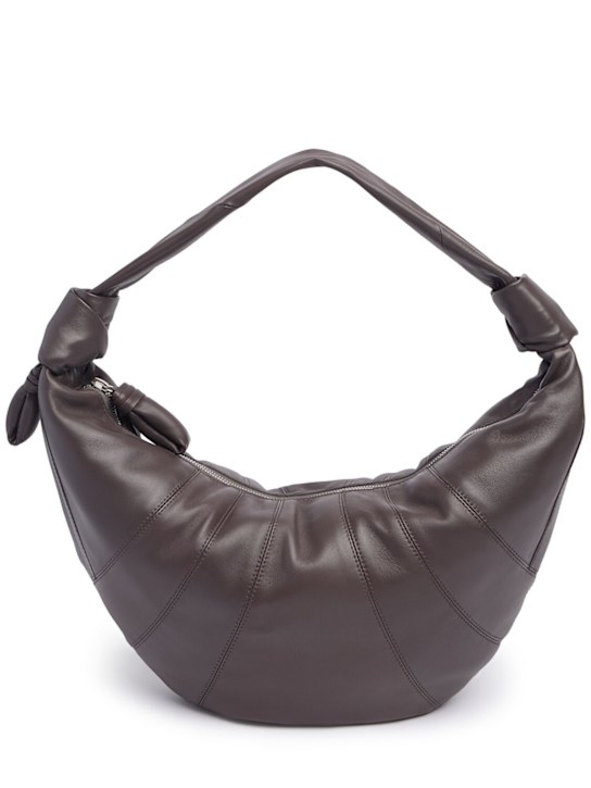 Lemaire: Fortune Croissant leather shoulder bag - women_0 | Luisa Via Roma