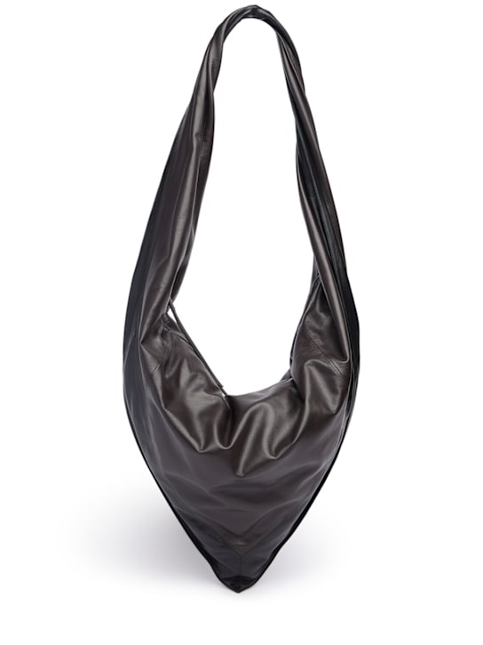 Lemaire: Scarf leather shoulder bag - women_0 | Luisa Via Roma