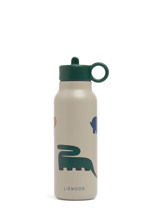 Liewood: Borraccia Dino Falk 350ml - Bianco/Verde - kids-girls_0 | Luisa Via Roma