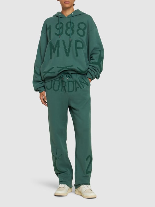 Nike: Jordan x Nina Chanel Abney sweatpants - Green Stone - women_1 | Luisa Via Roma