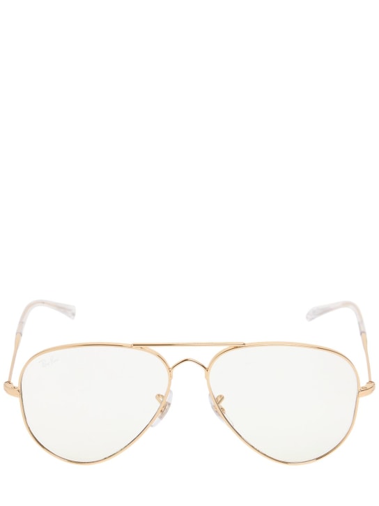 Ray-Ban: Transparente Sonnenbrille aus Metall „3825“ - Gold/Transparen - women_0 | Luisa Via Roma