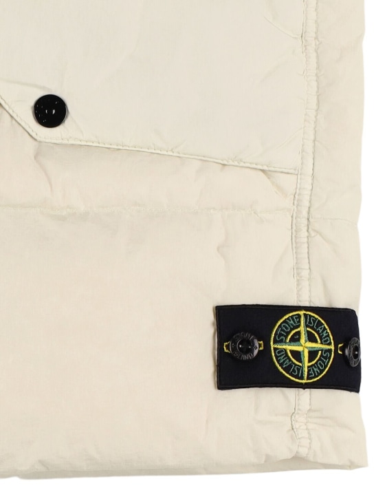 Stone Island Junior: Poly-Daunenweste - Wollweiß - kids-boys_1 | Luisa Via Roma