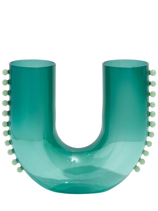 FAZEEK: Pearl U vase - Green - ecraft_0 | Luisa Via Roma