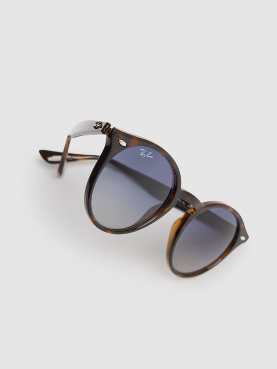 Ray-Ban: RB2180 round acetate sunglasses - Tortoiseshell - men_1 | Luisa Via Roma