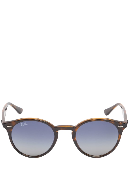 Ray-Ban: RB2180 round acetate sunglasses - Tortoiseshell - men_0 | Luisa Via Roma