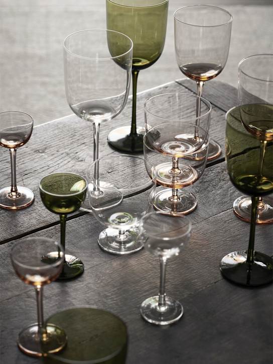 Ferm Living: Set of 2 Host white wine glasses - Pink - ecraft_1 | Luisa Via Roma