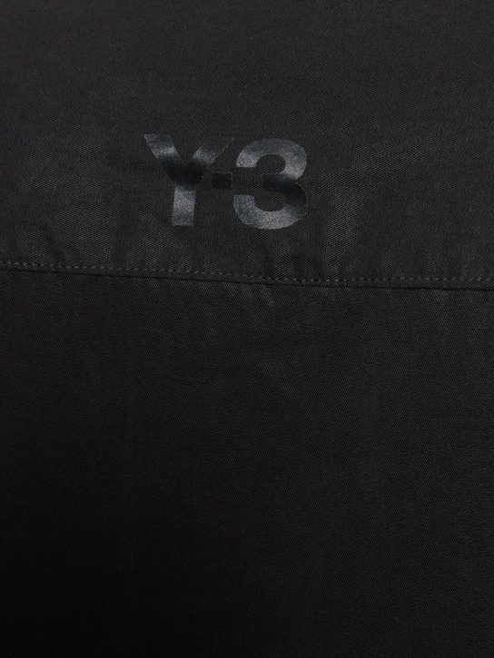 Y-3: Lyocell blend overshirt - men_3 | Luisa Via Roma