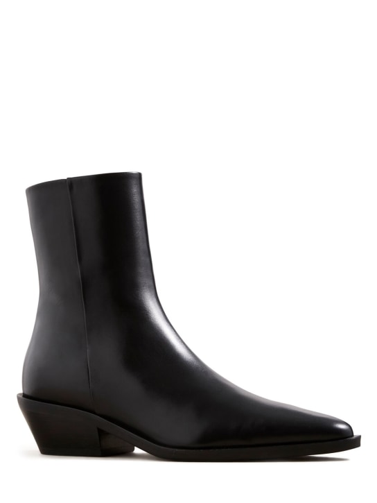 A.EMERY: Bottines en cuir Hudson 40 mm - Noir - women_1 | Luisa Via Roma