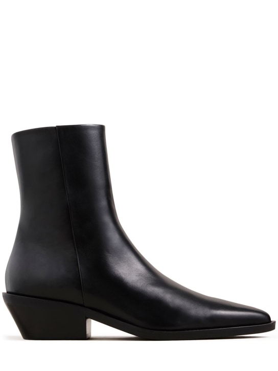 A.EMERY: 40mm Hudson leather ankle boots - Black - women_0 | Luisa Via Roma