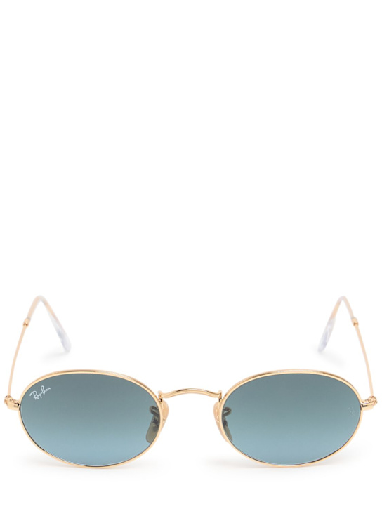 Ray-Ban: OVALE SONNENBRILLE AUS METALL - women_0 | Luisa Via Roma