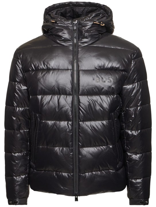 Boss: Calando nylon puffer jacket - men_0 | Luisa Via Roma