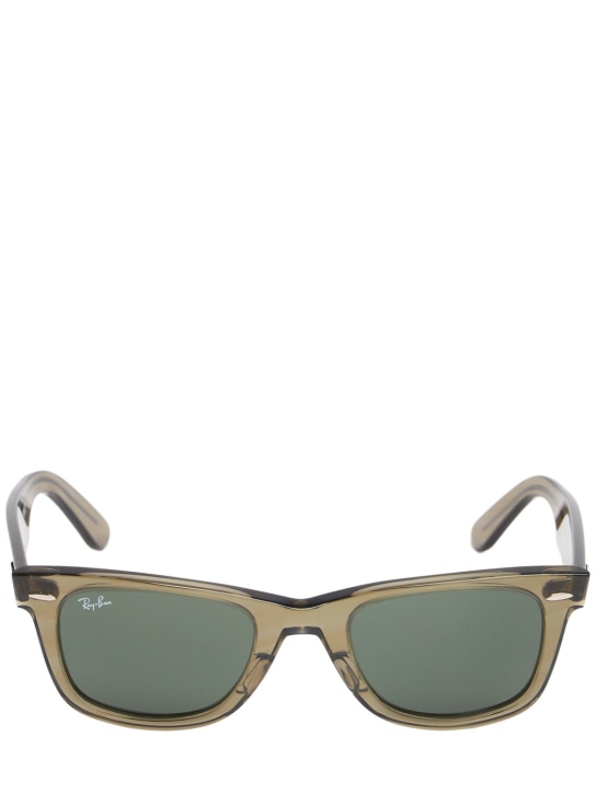 Ray-Ban: Photocromatic Wayfarer sunglasses - Green/Brown - women_0 | Luisa Via Roma