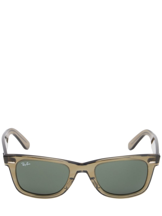 Ray-Ban: Sonnenbrille „Photocromatic Wayfarer“ - Grün/Braun - women_0 | Luisa Via Roma