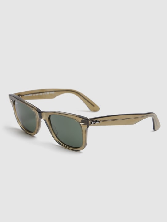 Ray-Ban: Photocromatic Wayfarer sunglasses - Green/Brown - men_1 | Luisa Via Roma