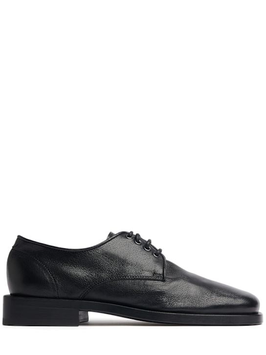 靴 LEMAIRE ANATOMIC DERBIES Lemaire Black Anatomic Derbies Curated at Jake and Jones