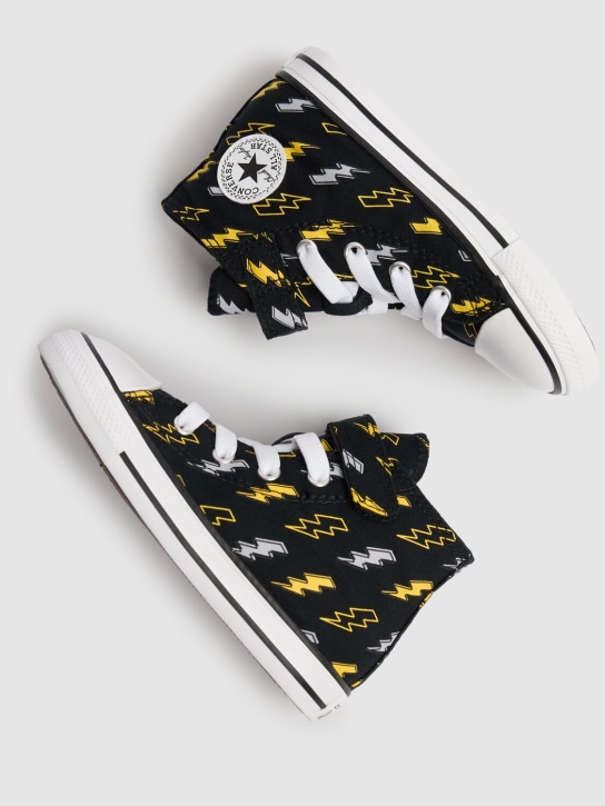 Converse: Sneakers aus Baumwollcanvas mit Druck "Skate" - Schwarz/Multi - kids-boys_1 | Luisa Via Roma