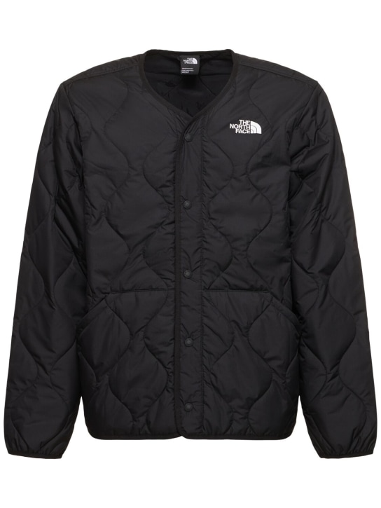 The North Face: Giacca trapuntata senza colletto Ampato - Nero - men_0 | Luisa Via Roma