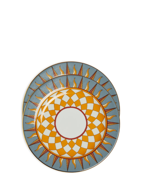 La Double J: Set of 2 Ra dessert plates - ecraft_0 | Luisa Via Roma