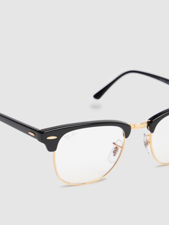 Ray-Ban: Clubmaster metal glasses - Gold/Black - men_1 | Luisa Via Roma