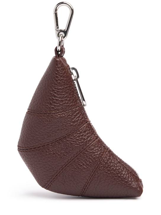 Lemaire: Mini Croissant keyring - Roasted Pecan - women_0 | Luisa Via Roma