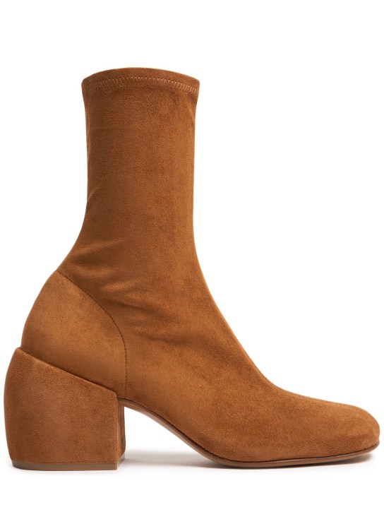 Dries Van Noten: 65mm Suede ankle boots - women_0 | Luisa Via Roma