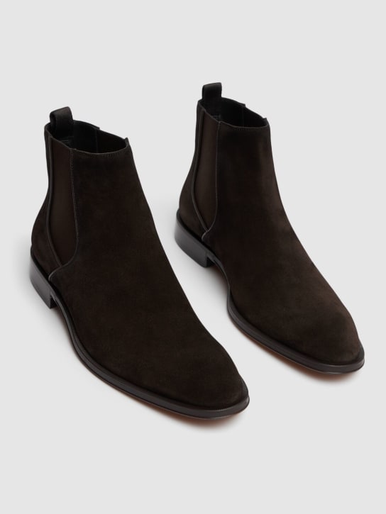 Boss: Derrek suede Chelsea boots - men_2 | Luisa Via Roma
