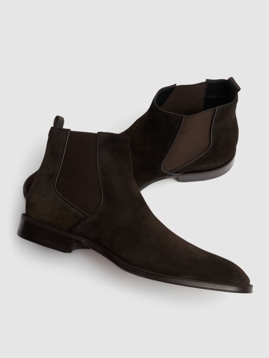 Boss: Derrek suede Chelsea boots - men_4 | Luisa Via Roma