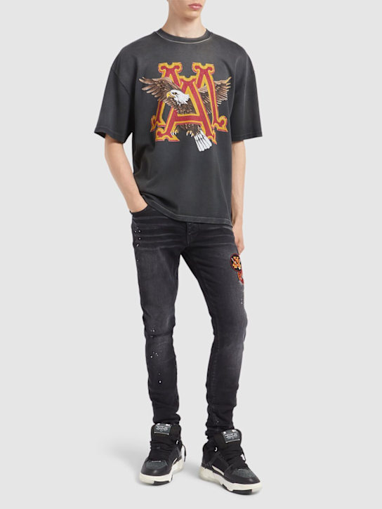 Amiri: Vintage MA Eagle OS t-shirt - Black - men_1 | Luisa Via Roma