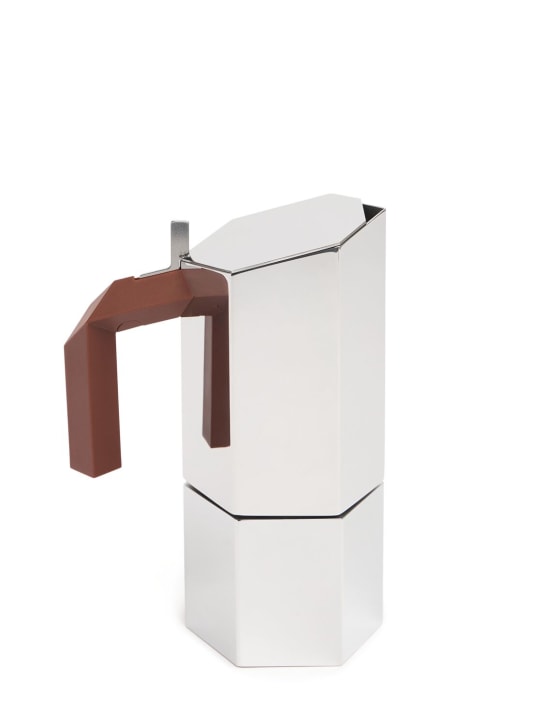 Alessi: Moka-Kaffeemaschine für 3 Tassen - Silber - ecraft_0 | Luisa Via Roma