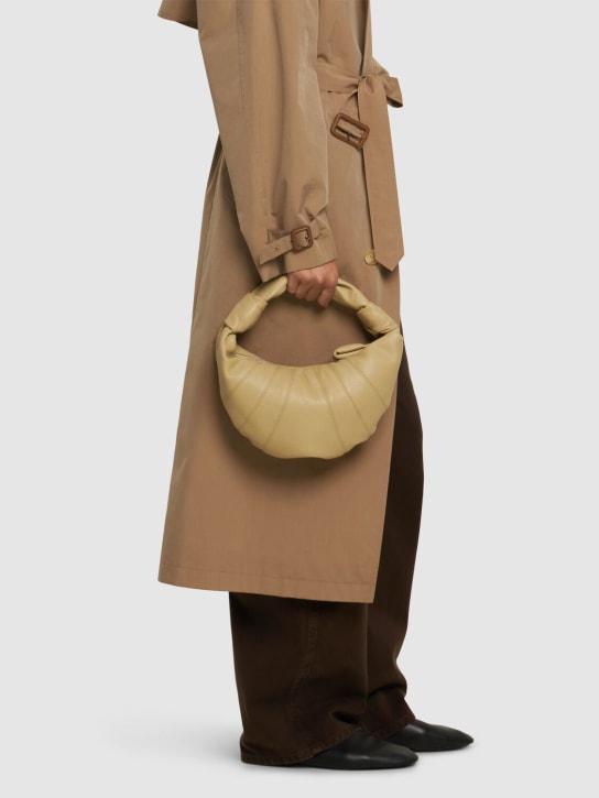 Lemaire: Mini Fortune Croissant grain leather bag - women_1 | Luisa Via Roma