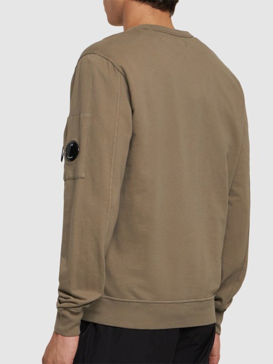 C.P. Company: Light fleece crewneck sweatshirt - men_2 | Luisa Via Roma