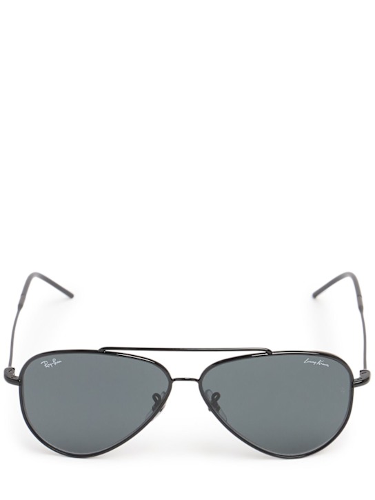Ray-Ban: LK Aviator Reverse metal sunglasses - men_0 | Luisa Via Roma