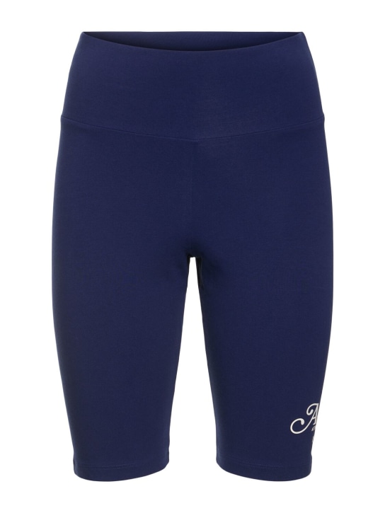 adidas Originals: Short leggings - Dark Blue - women_0 | Luisa Via Roma