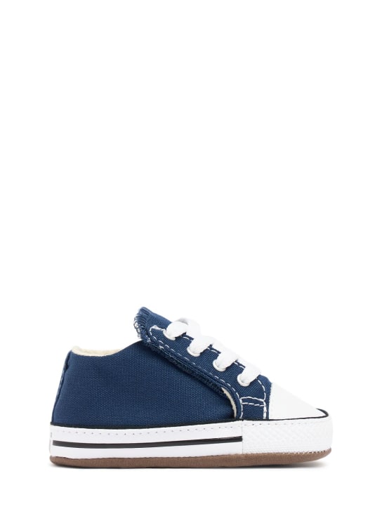 Converse: Chuck Taylor canvas pre-walker shoes - Blue - kids-boys_0 | Luisa Via Roma