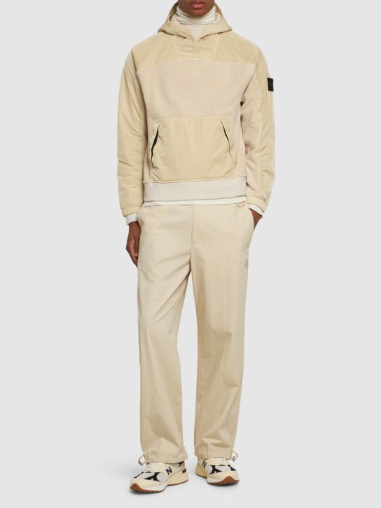 Stone Island: Hooded sweatshirt - Beige - men_1 | Luisa Via Roma