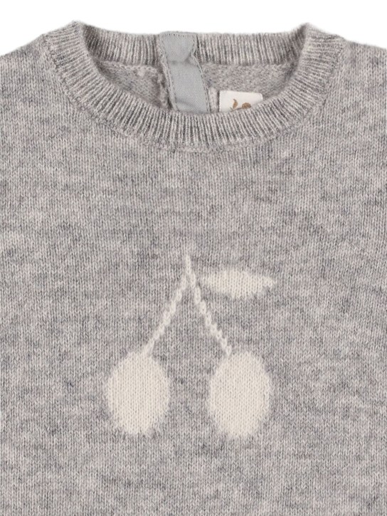 Bonpoint: Tutina in maglia di cashmere - Grigio - kids-girls_1 | Luisa Via Roma