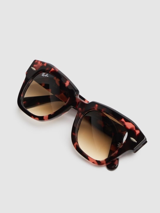 Ray-Ban: State Street sunglasses - Tortoiseshell/Brown - women_1 | Luisa Via Roma