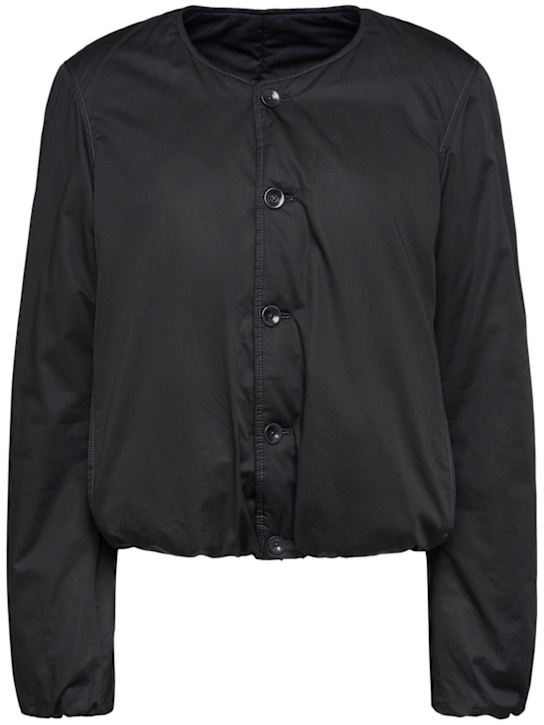 Lemaire: Wadded ライトコットンサテンジャケット - women_0 | Luisa Via Roma