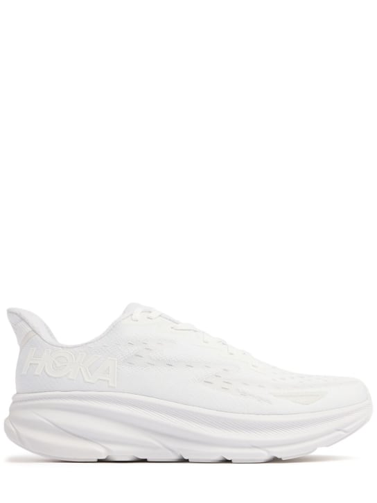 Hoka: Sneakers Clifton 9 - Blanco - women_0 | Luisa Via Roma