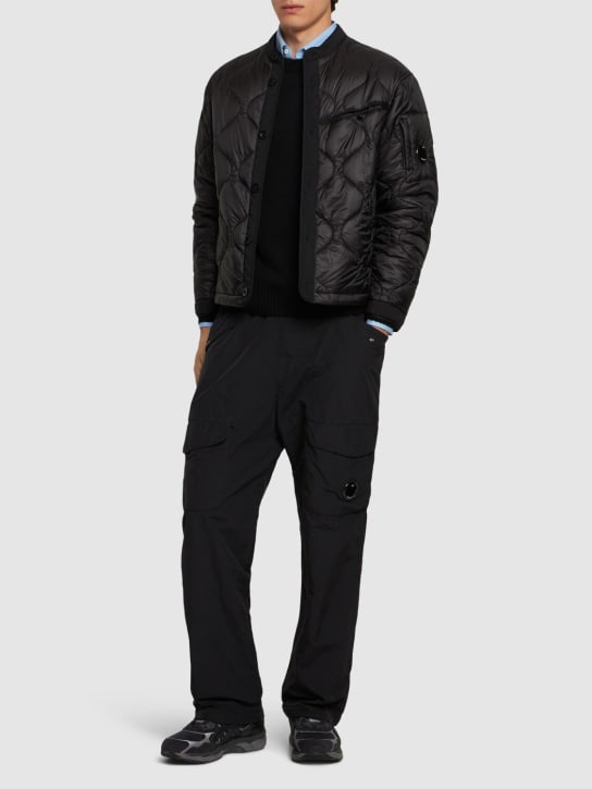 C.P. Company: Liner padded jacket - Black - men_1 | Luisa Via Roma