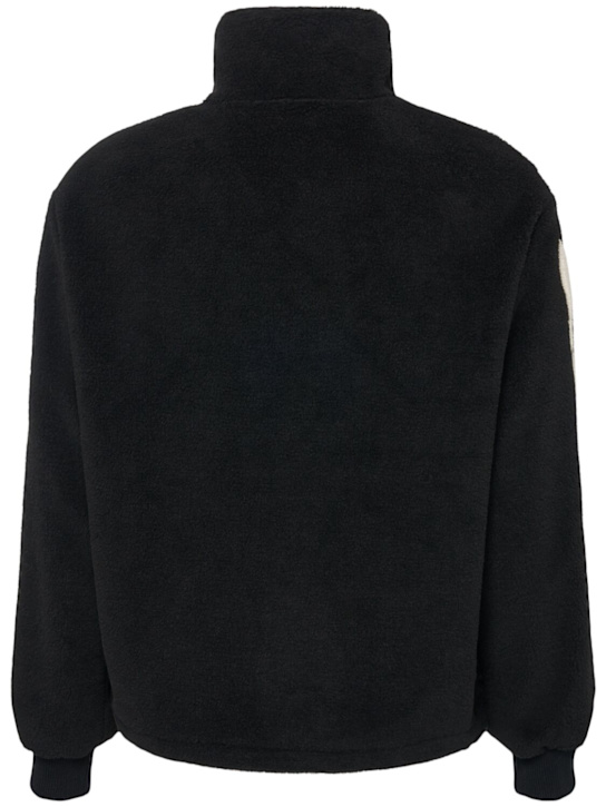 Amiri: Bones teddy jacket - Black - men_3 | Luisa Via Roma