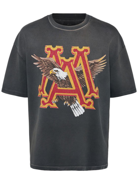 Amiri: Vintage MA Eagle OS t-shirt - Black - men_0 | Luisa Via Roma