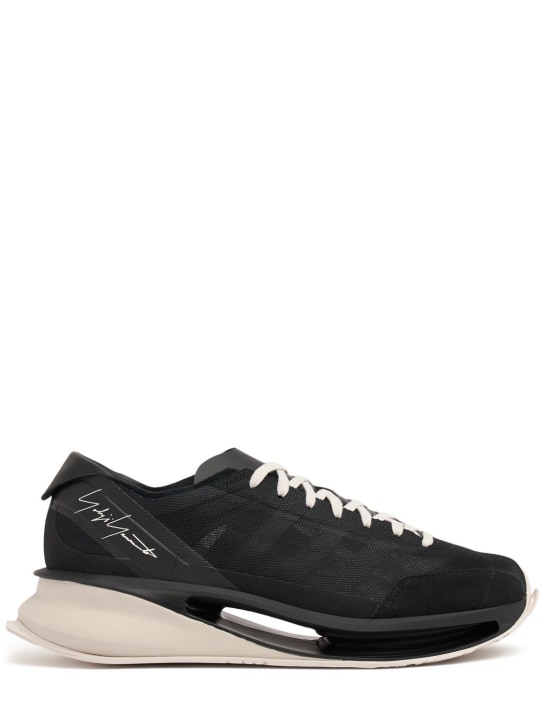 Y-3: Y-3 Gendo run sneakers - Black - men_0 | Luisa Via Roma