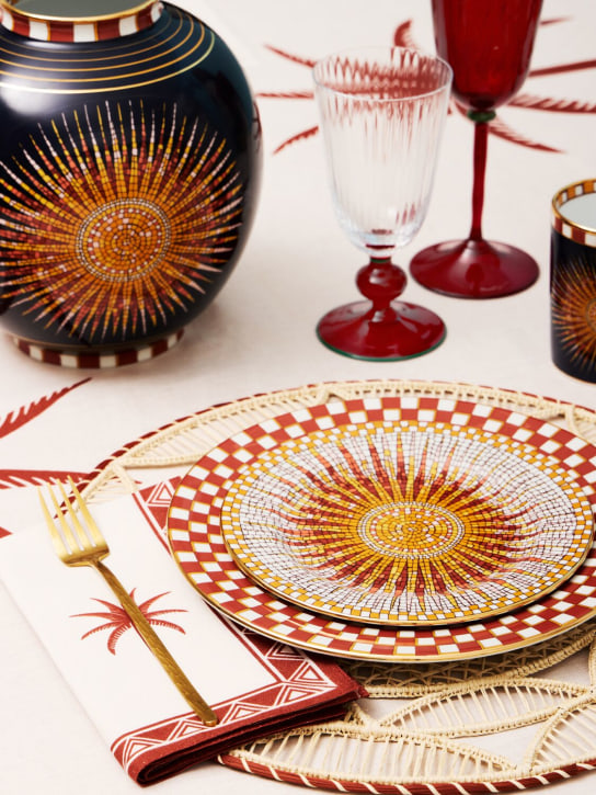 La Double J: Set of 2 Apollo dinner plates - Red - ecraft_1 | Luisa Via Roma