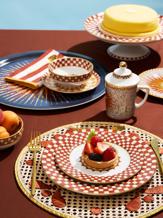 La Double J: Set of 2 Apollo dinner plates - Red - ecraft_2 | Luisa Via Roma
