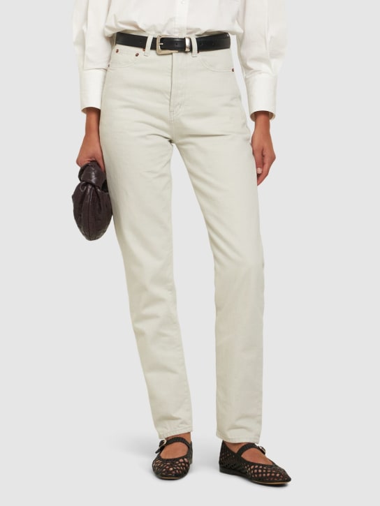 Le Monde Beryl: 10mm Woven leather Mary Jane flats - women_1 | Luisa Via Roma