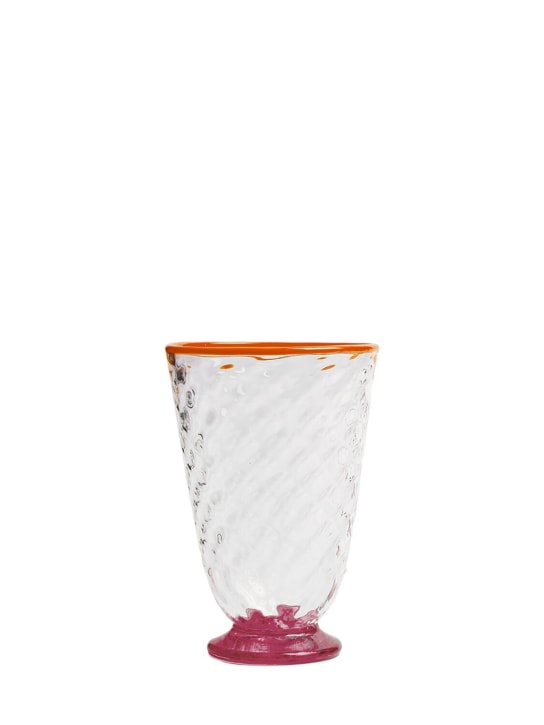 La Double J: Set of 4 Murano quilted glasses - Transparent - ecraft_5 | Luisa Via Roma